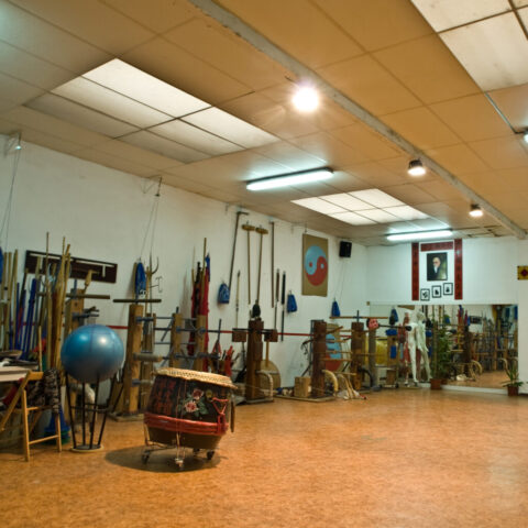 JOSÉ LUIS MELERO (MAESTRO ARTES MARCIALES Y QI GONG) "Interior de su Escuela de Artes Marciales" - VALLILUSTRES - 28 FEBRERO 2012